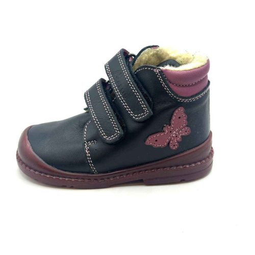 BB20-20252455 Salus Téli Szupinált Gyerek Cipő, Lány, Fekete, Flo-910, Pillangó