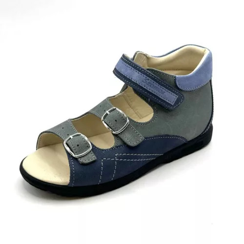 BB20-20252560 Szamos Szupinált Szandál, Fiú, Szürke, 4407-107093-31