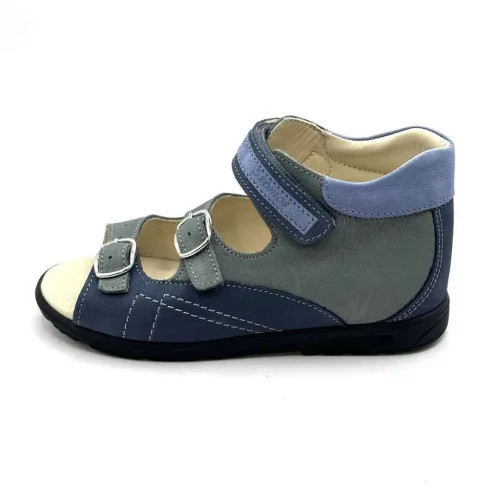 BB20-20252560 Szamos Szupinált Szandál, Fiú, Szürke, 4407-107093-31