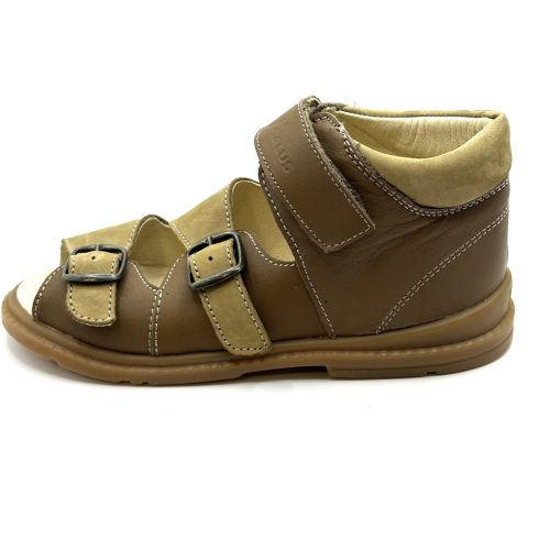 BB20-20252578 Salus Szupinált Szandál, Fiú, Barna, FLO-911