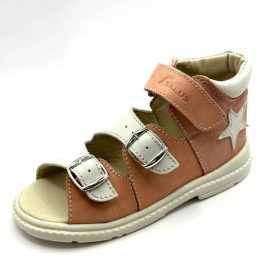 BB20-20252584 Salus Szupinált Szandál, Lány, Lazac, FLO-911, Csillag