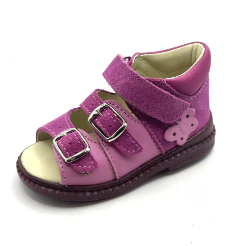 BB20-20252636 Salus Szupinált Szandál, Lány, Pink, FLO-911, Pillangó