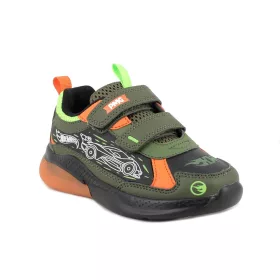 BB20-20252688 Primigi Világítós Gyerek Cipő, Fiú, Zöld, 8991100, Hot Wheels