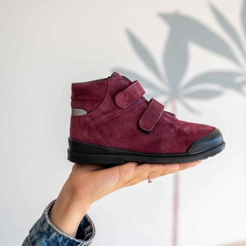 BB20-20252721 TD Shoes Vízálló Szupinált Őszi Gyerek Cipő, Lány, Bordó, TD25AO6