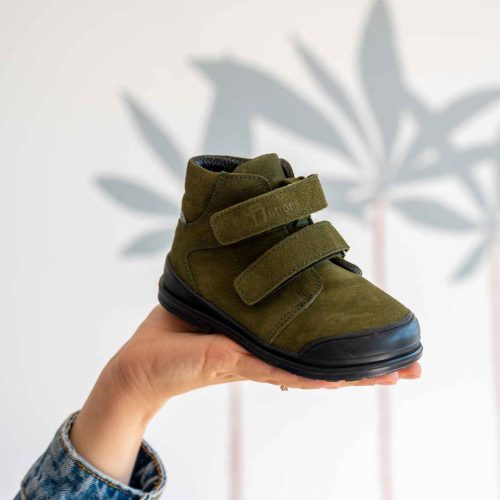 BB20-20252748 TD Shoes Vízálló Szupinált Őszi Gyerek Cipő, Fiú, Zöld, TD25AO3