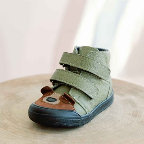 BB20-20252821 TD Shoes Vízálló Őszi Gyerek Cipő, Fiú, Zöld, TD25A7