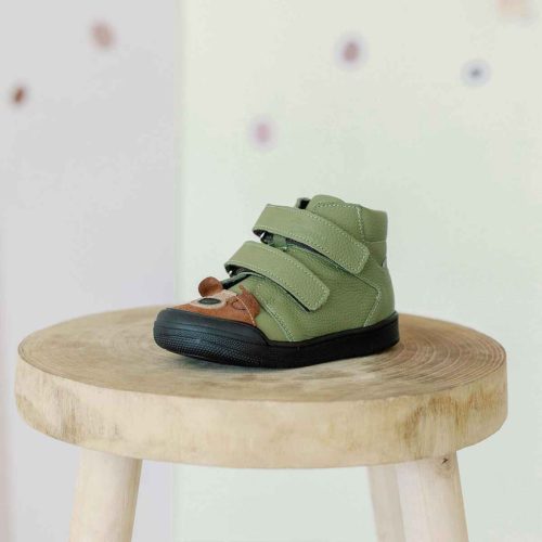 BB20-20252833 TD Shoes Vízálló Őszi Gyerek Cipő, Fiú, Zöld, TD25A7