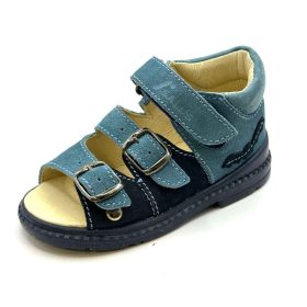 BB20-20252937 Salus Szupinált Szandál, Fiú, Kék, FLO-911, Denevér