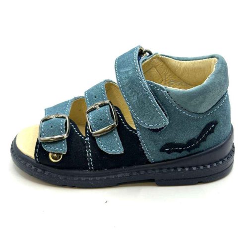 BB20-20252937 Salus Szupinált Szandál, Fiú, Kék, FLO-911, Denevér