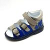 BB20-20252945 Salus Szupinált Szandál, Fiú, Kék, FLO-911, Vonat