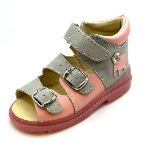 BB20-20252959 Salus Szupinált Szandál, Lány, Rózsaszín, FLO-911, Elefánt