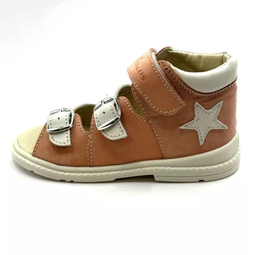 BB20-20252963 Salus Szupinált Szandál, Lány, Lazac, FLO-911, Csillag