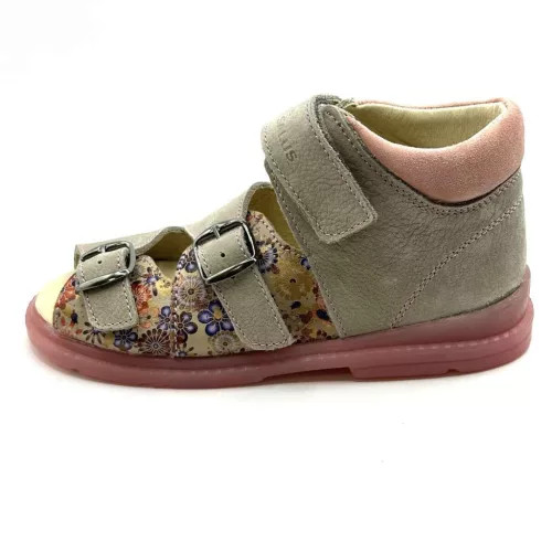 BB20-20252968 Salus Szupinált Szandál, Lány, Bézs, FLO-911, Virág