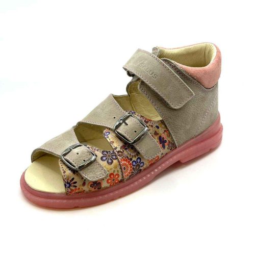 BB20-20252970 Salus Szupinált Szandál, Lány, Bézs, FLO-911, Virág