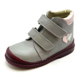 BB20-20252993 Salus Őszi Szupinált Gyerek Cipő, Lány, Szürke,  Flo-810, Szív