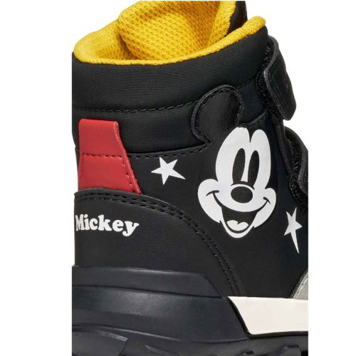 BB20-20253014 Geox Vízálló Téli Gyerek Cipő, Fiú, Fekete, B566LE-C0048, Mickey Egér