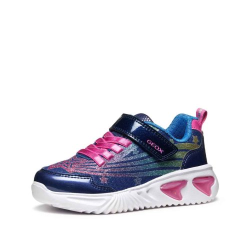 BB20-20253025 Geox Világítós Gyerek Cipő Lány, Kék, J56E9B-C4356