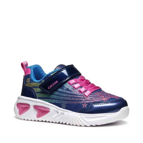 BB20-20253026 Geox Világítós Gyerek Cipő Lány, Kék, J56E9B-C4356