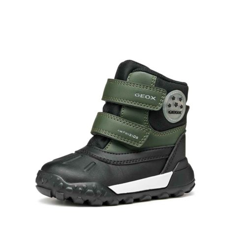 BB20-20253037 Geox Vízálló Téli Gyerek Cipő, Fiú, Zöld, B566LC-C0450