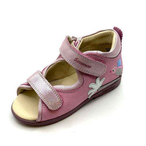 BB20-20253055 Szamos Szupinált Szandál, Lány, Rózsaszín, 4382-407492-27