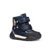 BB20-20253110 Geox Vízálló Téli Gyerek Cipő, Lány, Kék, B566MD-C4002