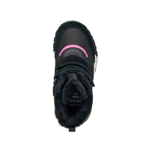 BB20-20253125 Geox Vízálló Téli Gyerek Cipő, Lány, Fekete, J46M7E-C0922