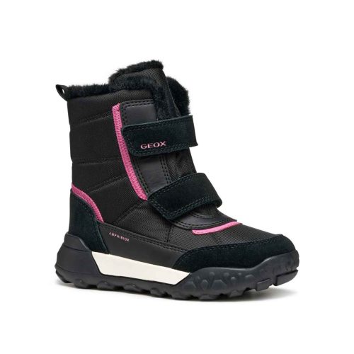 BB20-20253128 Geox Vízálló Téli Gyerek Cipő, Lány, Fekete, J46M7E-C0922