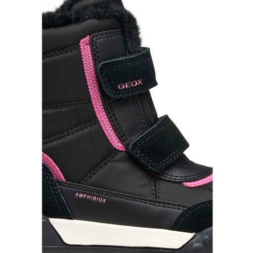 BB20-20253130 Geox Vízálló Téli Gyerek Cipő, Lány, Fekete, J46M7E-C0922