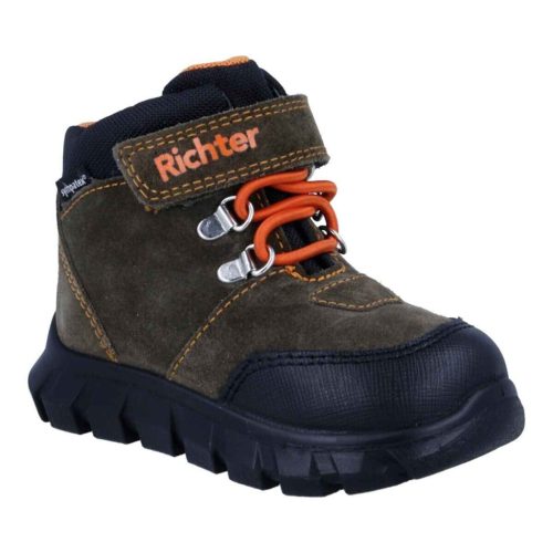 BB20-20253133 Richter Vízálló Őszi Gyerek Cipő, Fiú, Zöld, 2161-2211-8501
