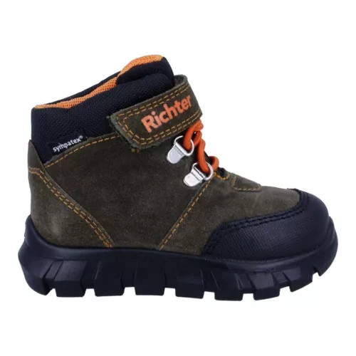 BB20-20253136 Richter Vízálló Őszi Gyerek Cipő, Fiú, Zöld, 2161-2211-8501