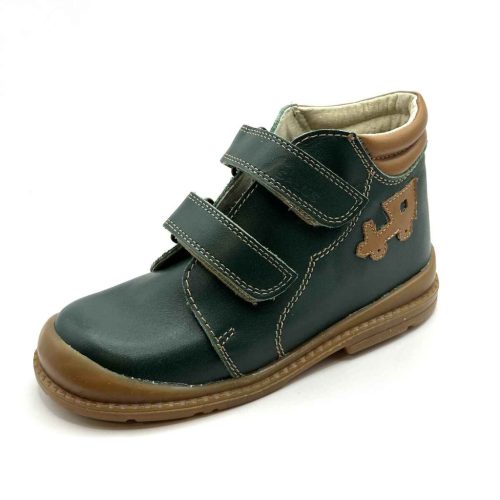 BB20-20253180 Salus Őszi Szupinált Gyerek Cipő, Fiú, Zöld, Flo-810, Vonat