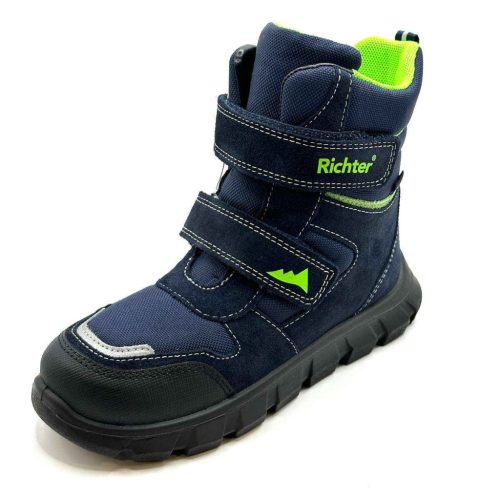 BB20-20253271 Richter Vízálló Téli Gyerek Cipő, Fiú, Fekete, 7701-2211-7201