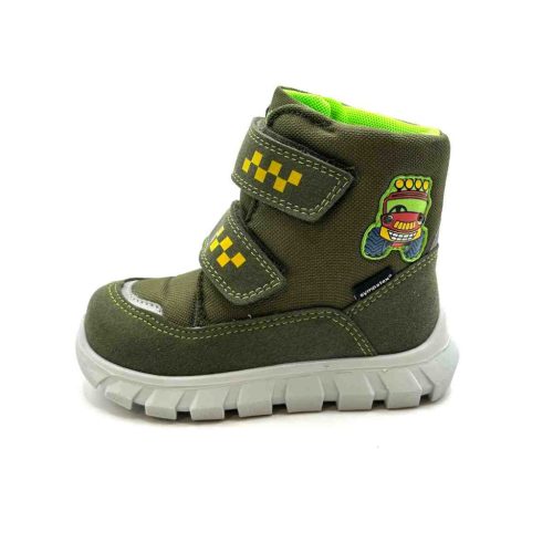 BB20-20253293 Richter Vízálló Téli Gyerek Cipő, Fiú, Zöld, 2151-2293-8501