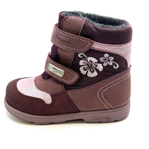 BB20-20253376 Szamos Téli Szupinált Vízálló Gyerek Cipő, Lány, Mályva, 1882-477490-20