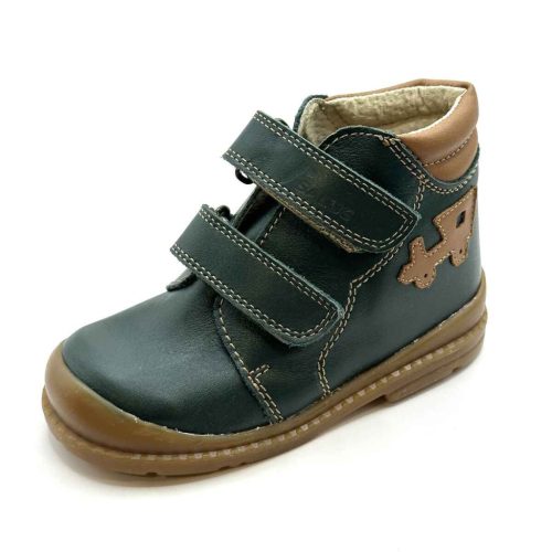 BB20-20253409 Salus Őszi Szupinált Gyerek Cipő, Fiú, Zöld, Flo-810, Vonat