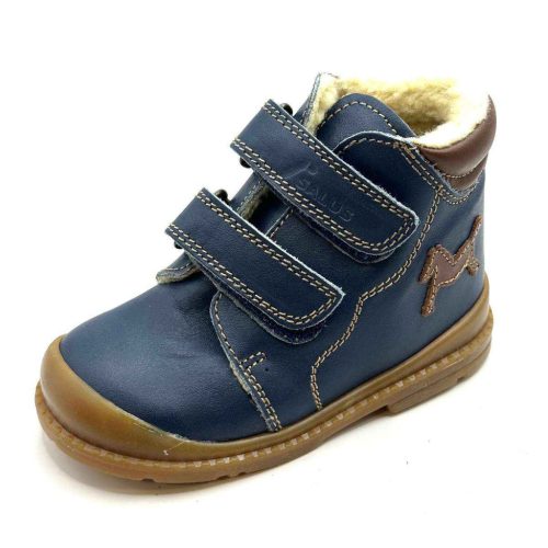 BB20-20253415 Salus Téli Szupinált Gyerek Cipő, Fiú, Kék, Flo-910, Ló