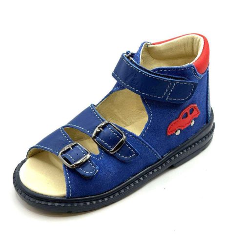 BB20-20253418 Salus Szupinált Szandál, Fiú, Kék, FLO-07, Autó