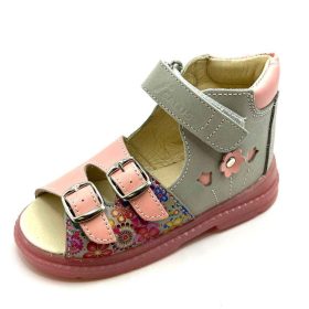 BB20-20253422 Salus Szupinált Szandál, Lány, Rózsaszín, FLO-07, Virág