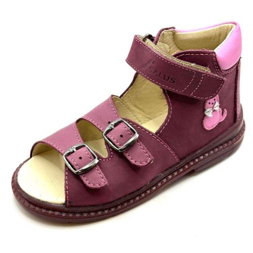 BB20-20253425 Salus Szupinált Szandál, Lány, Mályva, FLO-07, Cica