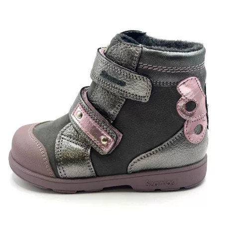 BB20-20253468 Szamos Téli Szupinált Vízálló Gyerek Cipő, Lány, Szürke, 1876-477491-23