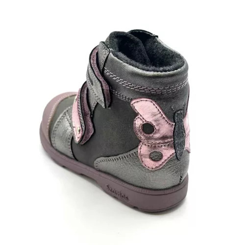BB20-20253468 Szamos Téli Szupinált Vízálló Gyerek Cipő, Lány, Szürke, 1876-477491-23