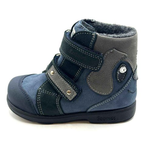 BB20-20253479 Szamos Téli Szupinált Vízálló Gyerek Cipő, Fiú, Kék, 1876-177092-27