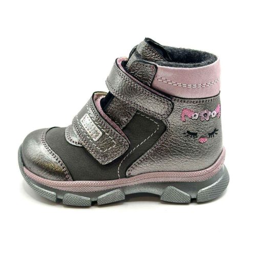 BB20-20253484 Szamos Téli Vízálló Gyerek Cipő, Lány, Szürke, 1883-470851-23