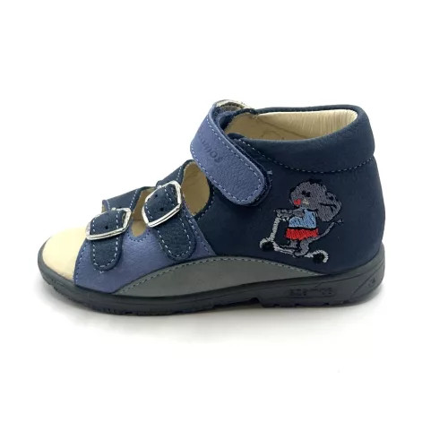 BB20-20253575 Szamos Szupinált Szandál, Fiú, Kék, 4416-107391-21