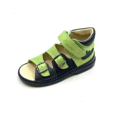 BB20-20260103 Salus Szupinált Szandál, Fiú, Zöld, FLO-911, Hajó