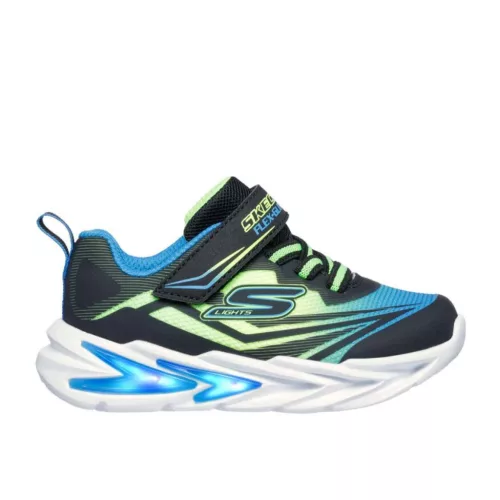 BB20-20260267 Skechers Világítós Gyerek Cipő, Fiú, Kék, 400139N-BBLM