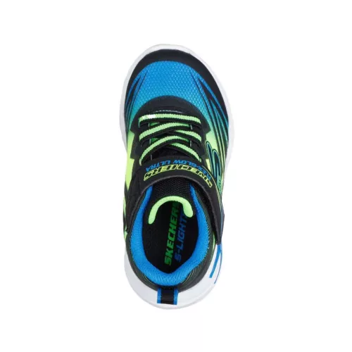 BB20-20260269 Skechers Világítós Gyerek Cipő, Fiú, Kék, 400139N-BBLM