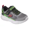 BB20-20260294 Skechers Világítós Gyerek Cipő, Fiú, Szürke, 401490L-GYBK