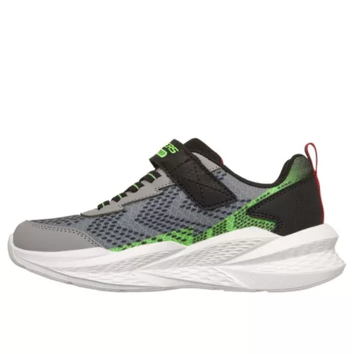 BB20-20260294 Skechers Világítós Gyerek Cipő, Fiú, Szürke, 401490L-GYBK