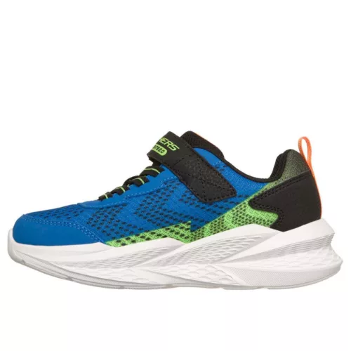 BB20-20260296 Skechers Világítós Gyerek Cipő, Fiú, Kék, 401490L-BLBK